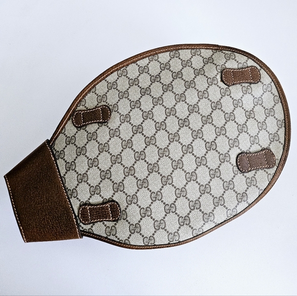 Gucci Vintage GG Supreme Coated Canvas Tennis Racket Case - Picture 2 of 10